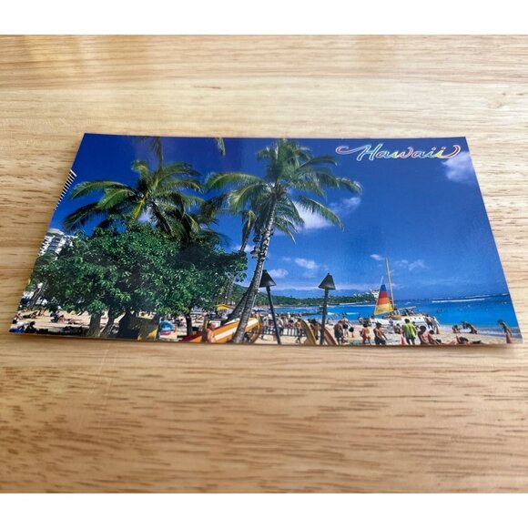 Vintage Hawaii Vibrant Palm Tree Postcard By Phil Mattes Sku 0191 - Picture 2 of 4